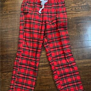 Red Plaid Pajama Pants